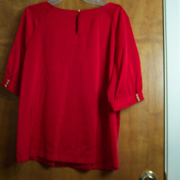 George Red Blouse - Picture 4 of 6